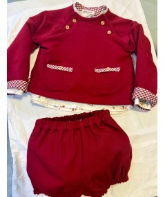 BOMBACHO NIÑO COLECCION BURDEOS