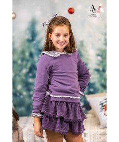CONJUNTO NIÑA MORADO