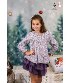 CAMISA NIÑA MORADO