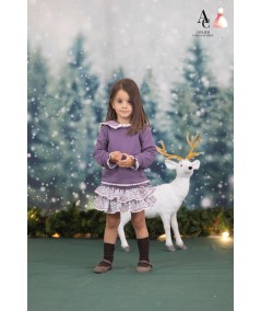 CONJUNTO NIÑA LIBERTY MORADO