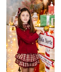 BOMBACHO FALDA GRANATE