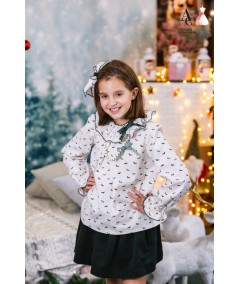 CAMISA NIÑA CONJUNTO PERRITOS