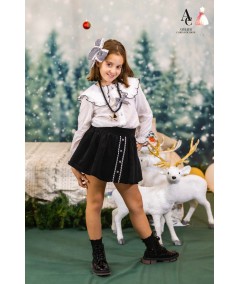 CAMISA NIÑA CONJUNTO BLACK