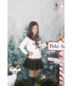 FALDA PANTALON NIÑA NAVIDAD