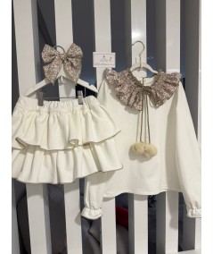 CONJUNTO JOGGING NIÑA CRUDO