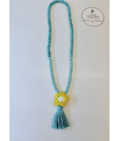 COLLAR NIÑA TURQUESA