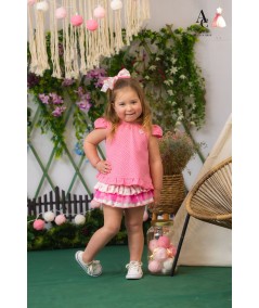 BLUSA VICHY ROSA NIÑA