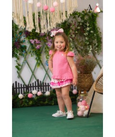 BLUSA VICHY ROSA NIÑA