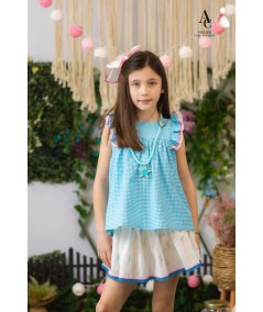 FALDA NIÑA CABALLITOS DE MAR