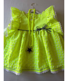 CAMISA NIÑA AMARILLO FLUOR